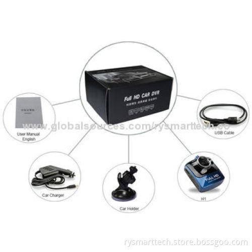 1080P HD 2.4-inch LCD Motion Detect G-Sensor Car Dash Camera
